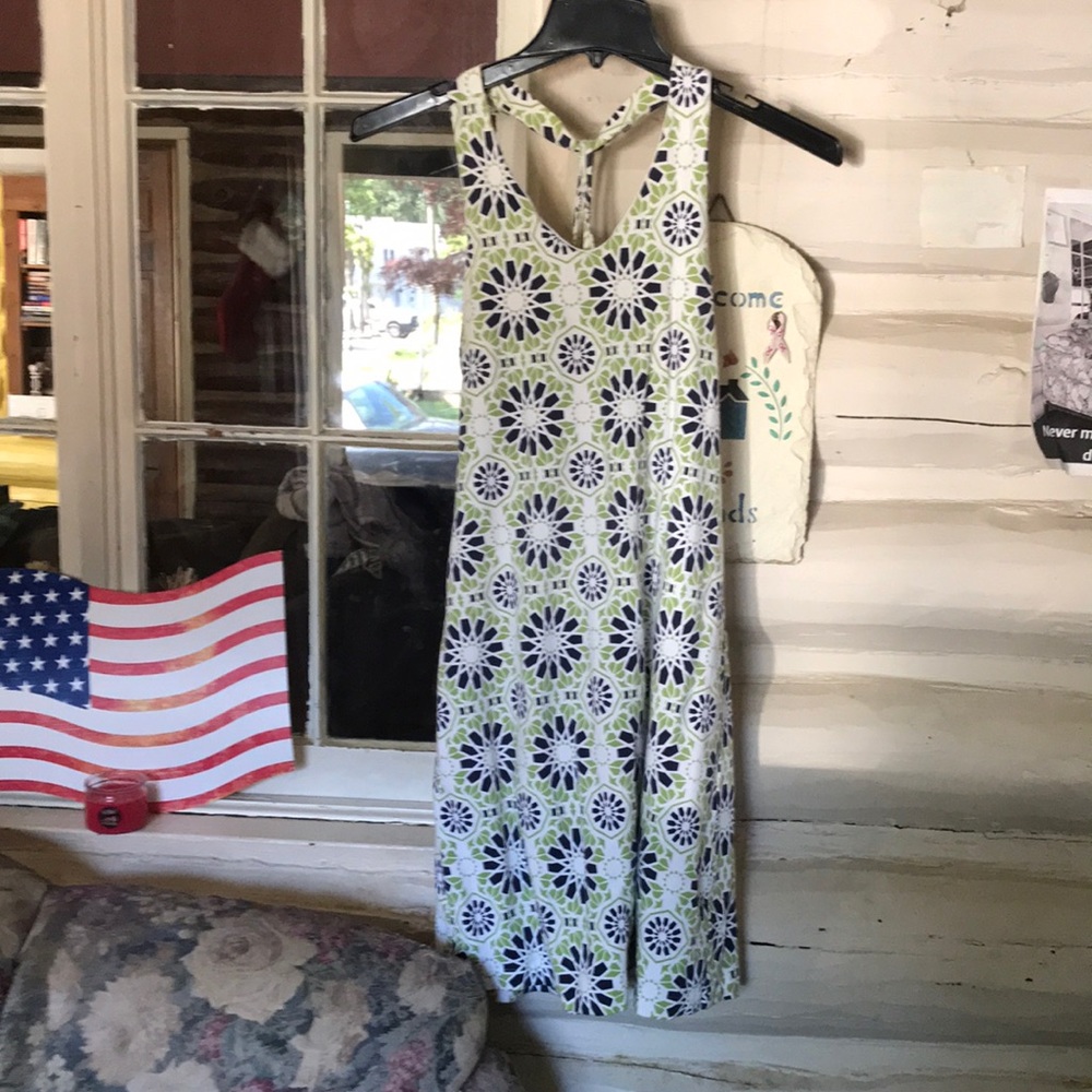 Medium size comfortable summer dress.